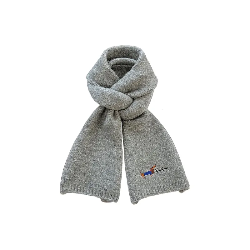 STUFFER Contains Wool Knit Scarves Unisex-9