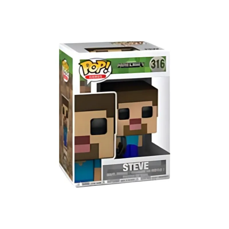 Funko POP! Collection GAMES Minecraft Steve Chibi Figures-3