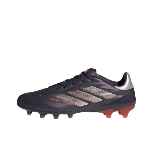 Adidas COPA PURE 2 Soccer Shoes Men Low-Top Aurora Black/Platinum Metallic/Supercharger