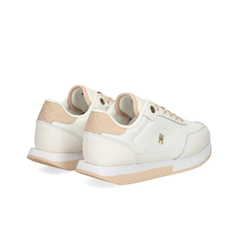 Tommy Hilfiger Low Top Casual Shoes Women's White Pink-5