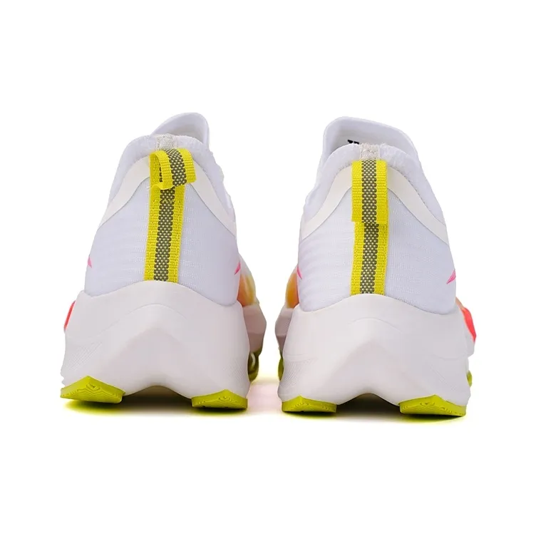 VOIT Running Shoes Unisex Low Top White Rainbow-3