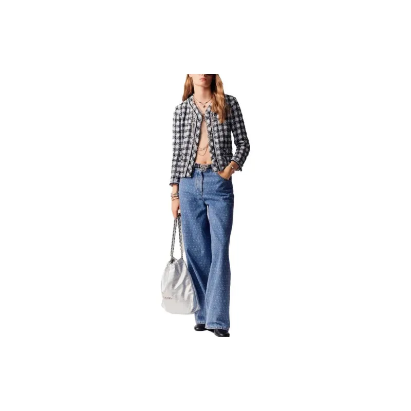 CHANEL SS23 Jackets & Coats Women's Black White-8