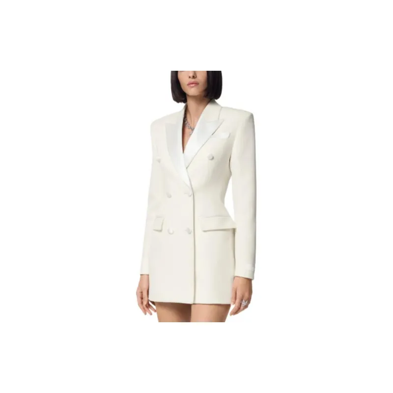 VERSACE Hourglass Double-Breasted Tuxedo Blazer-2