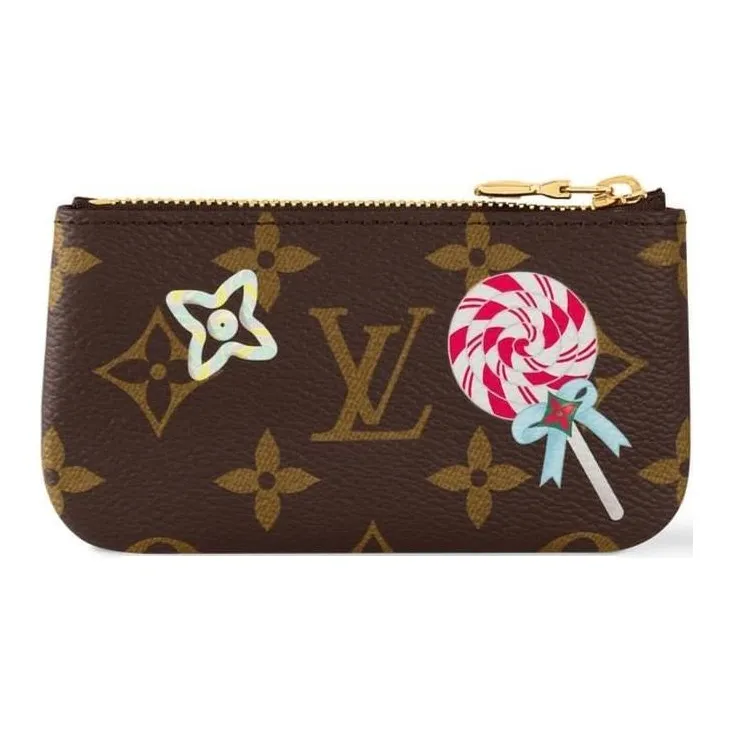LOUIS VUITTON Mini Pochette Accessoires Monogram/Candy Red-2