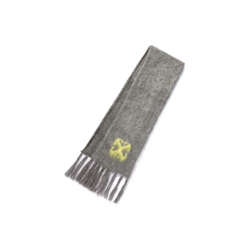 OFF WHITE Logo jacquard Scarf-1