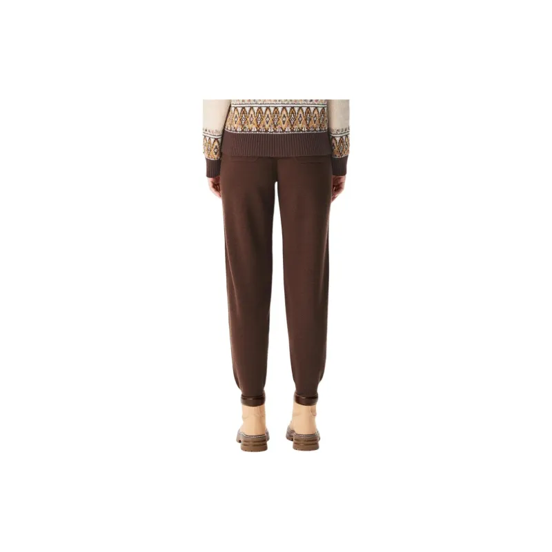XII BASKET Casual Pants Women's Coffee-2