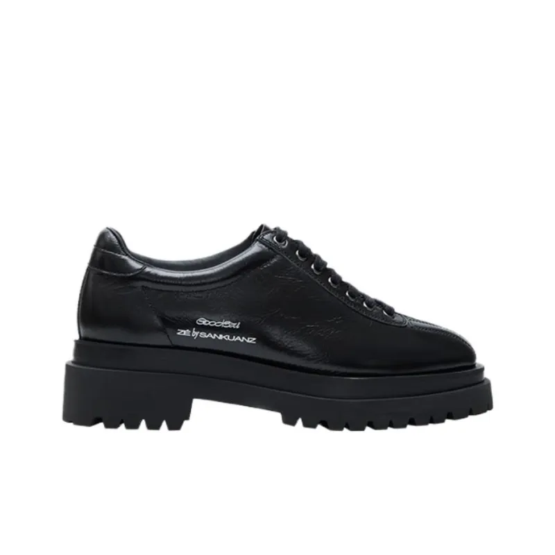 ZE By SANKUANZ x GOOD BAI Low Top Casual Shoes Unisex Black-1