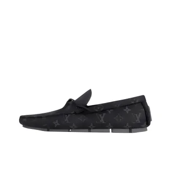LOUIS VUITTON Driver Casual Shoes Men's Black