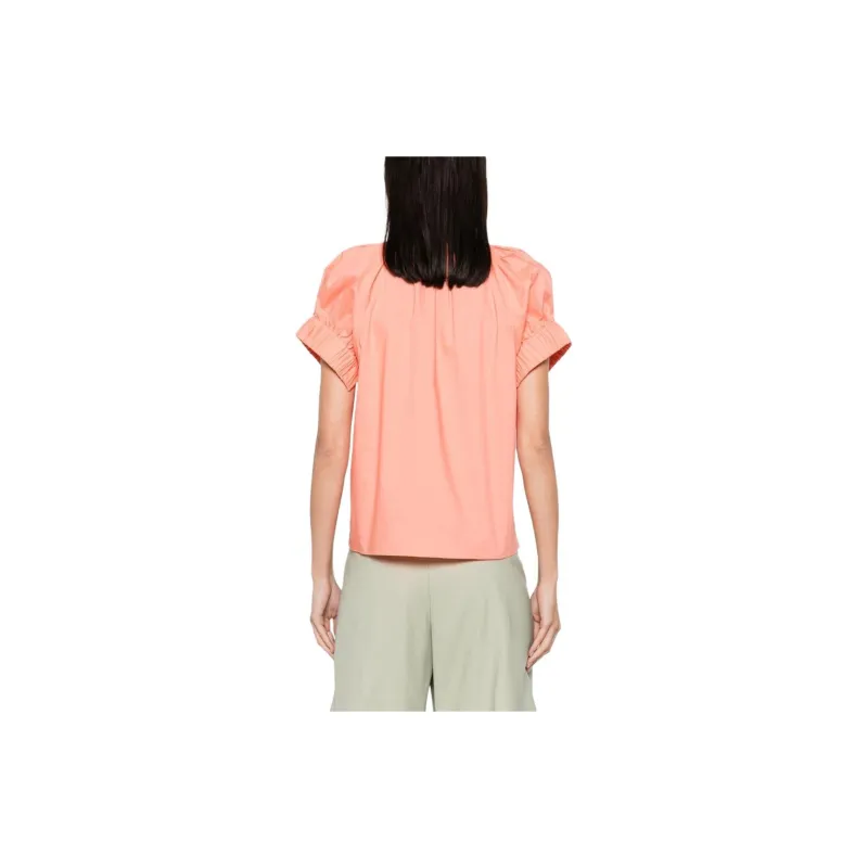 Ulla Johnson Naomi Pleat-detail Blouse-2