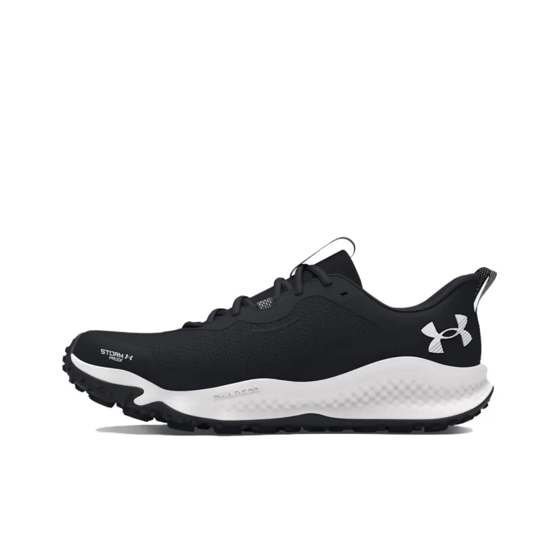 Under Armour Charged Maven Slip Resistant Low Top Running Shoes Women's Black White-0