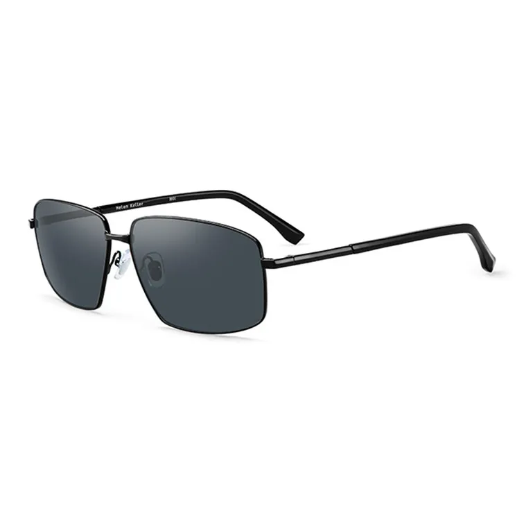 HELEN KELLER Irregular Shape Sunglasses Unisex Gold Silver Black-2