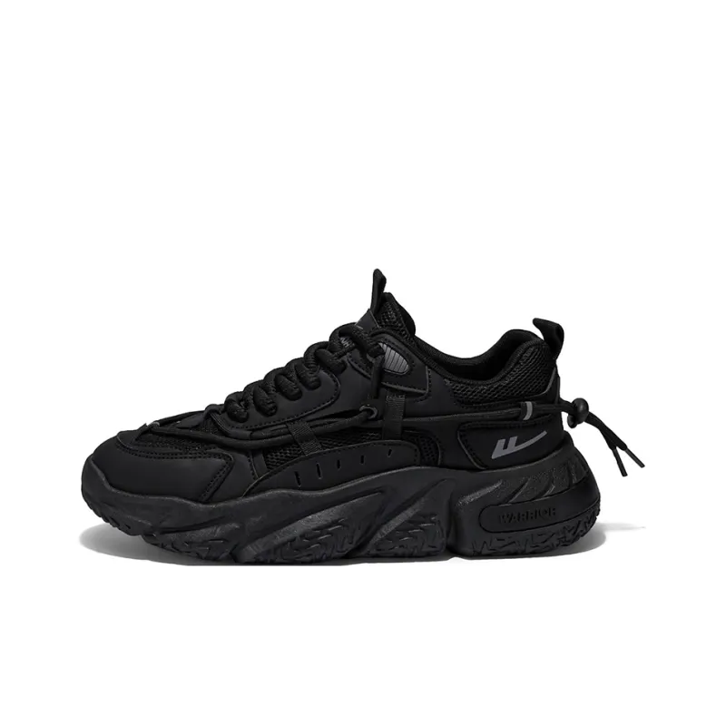 Warrior Warrior Anti-Slip Wear-Resistant Breathable Lightweight Height Increasing Warm Low-Top Chunky Sneakers Unisex-0
