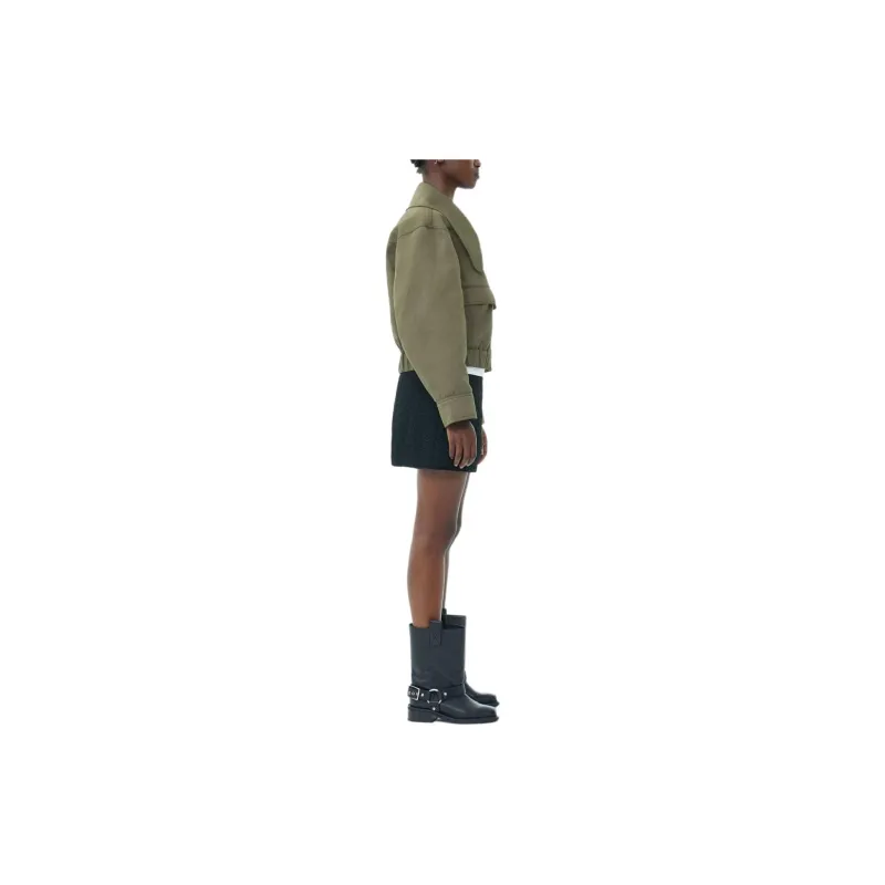 GANNI Oversized Collar Jacket-4