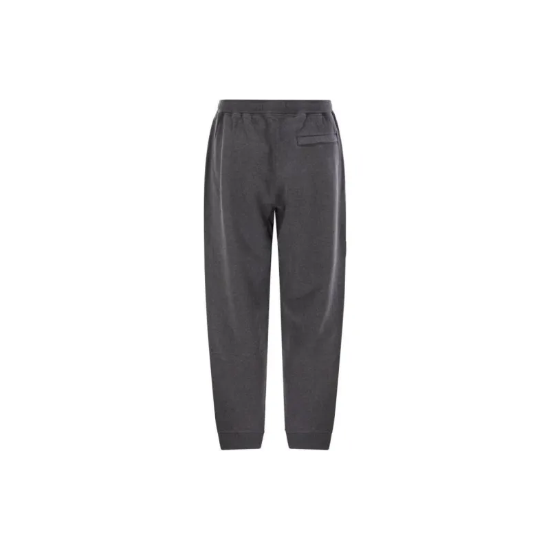STONE ISLAND Logo Patch Tapered Leg Sweatpants-1