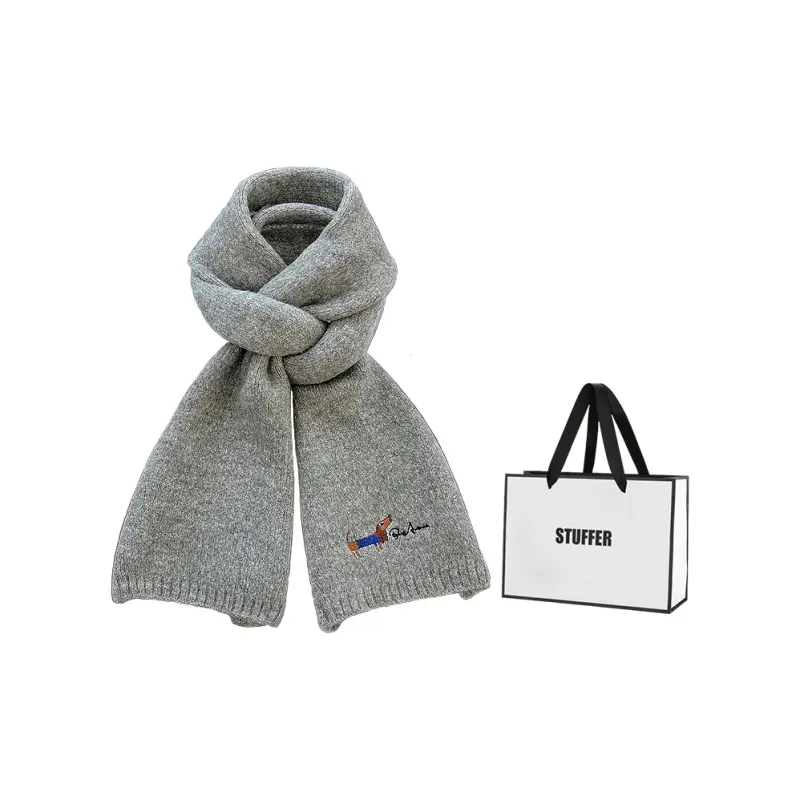 STUFFER Contains Wool Knit Scarves Unisex-8