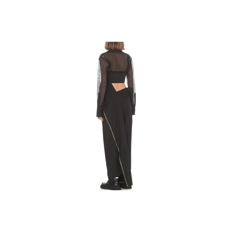 Comme Des Garcons Shirt X JUNYA WATANABE Casual Pants Women's Black-3