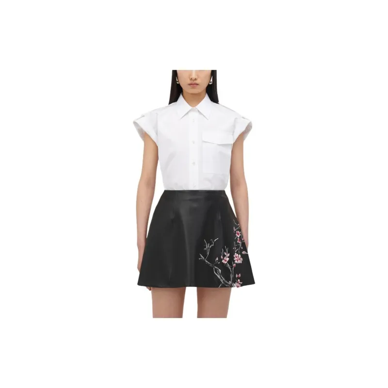 Alexander McQueen SS24 Shirt Women's Light Sensing White-1