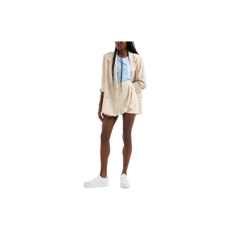 ARMANI EXCHANGE SS24 Casual Short Skirts Women's Ecru-1