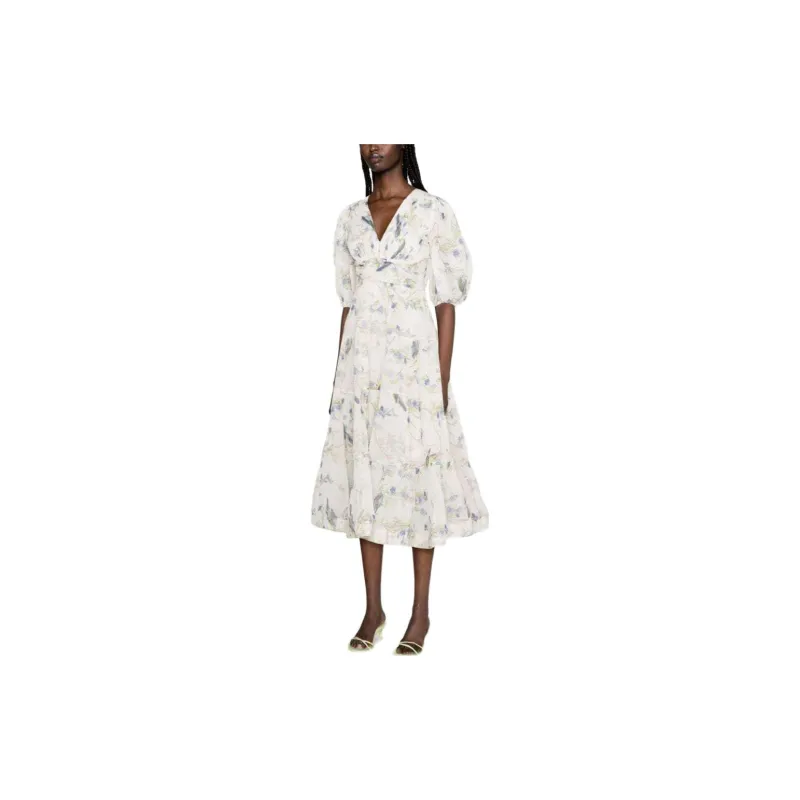 Zimmermann Plissé Flared Midi Dress-3