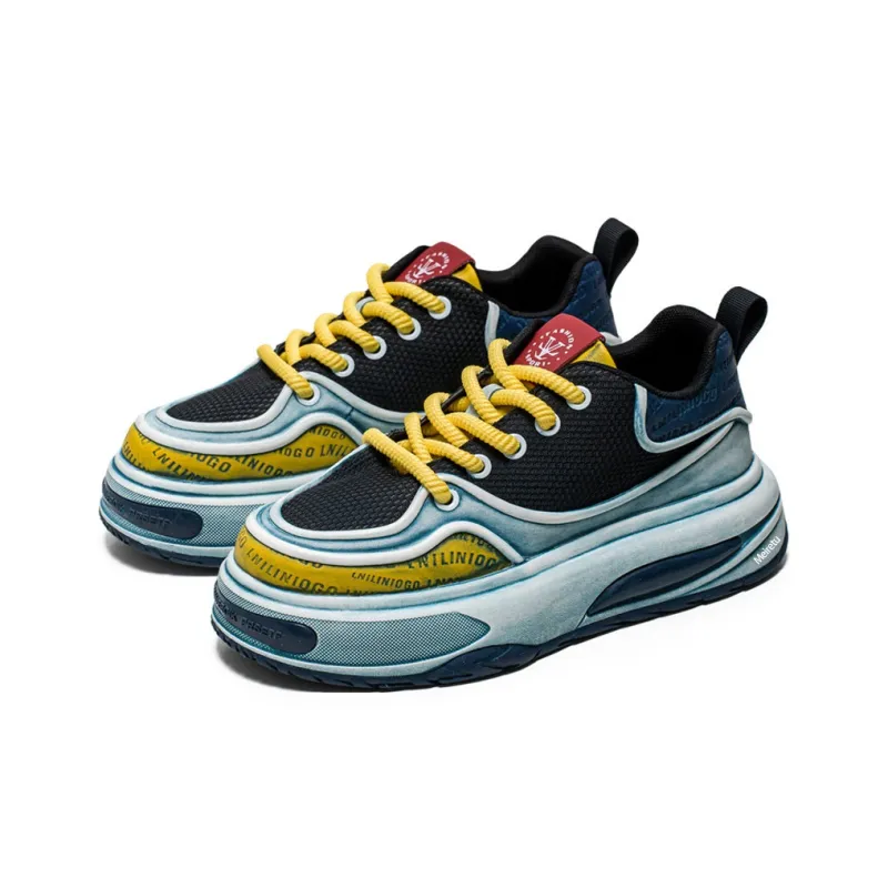 Meiretu Slip Resistant Abrasion Resistant Shock Absorbers Low Top Casual Shoes Men's-13
