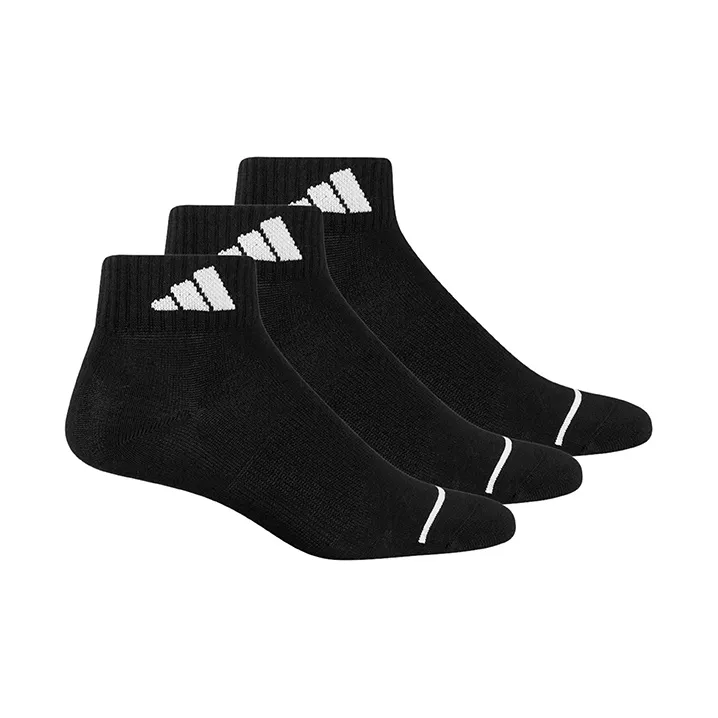 Adidas Sports Ankle Socks Unisex Black 6 Pack-1