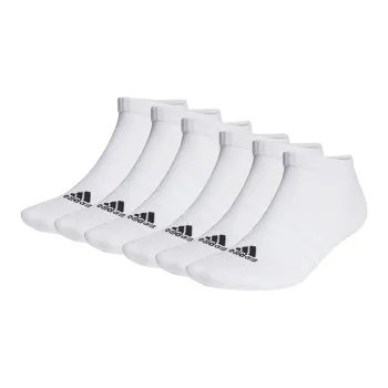 Adidas Ankle Socks Unisex White 6 Pack