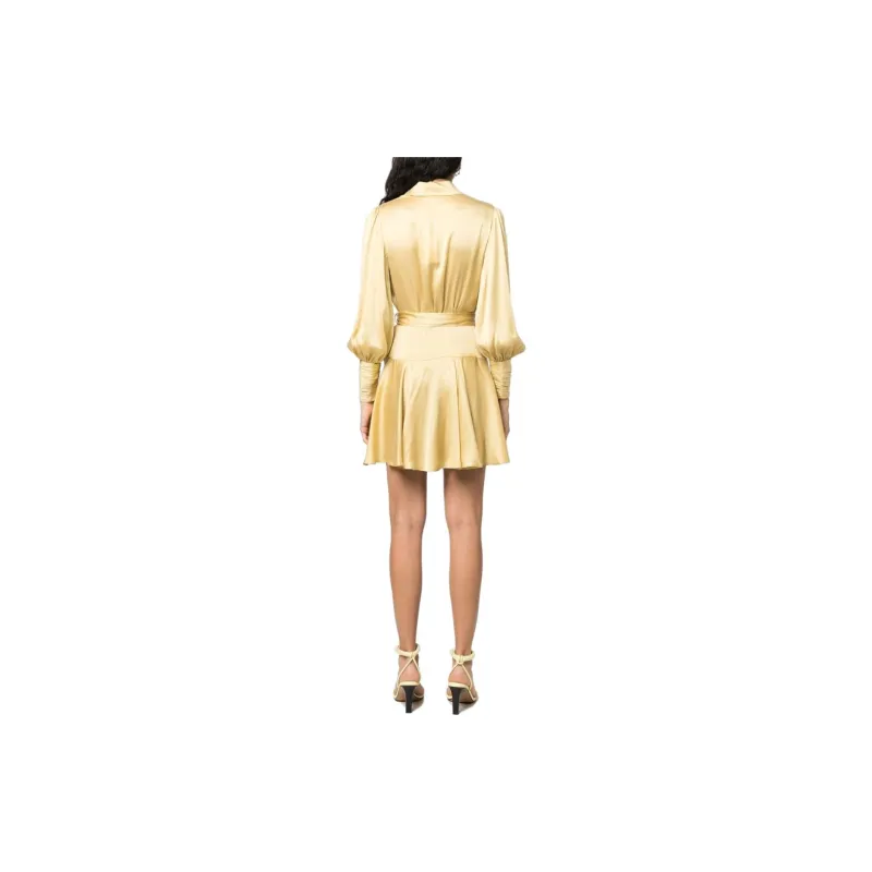Zimmermann Belted Wrap Long-Sleeved Dress-2