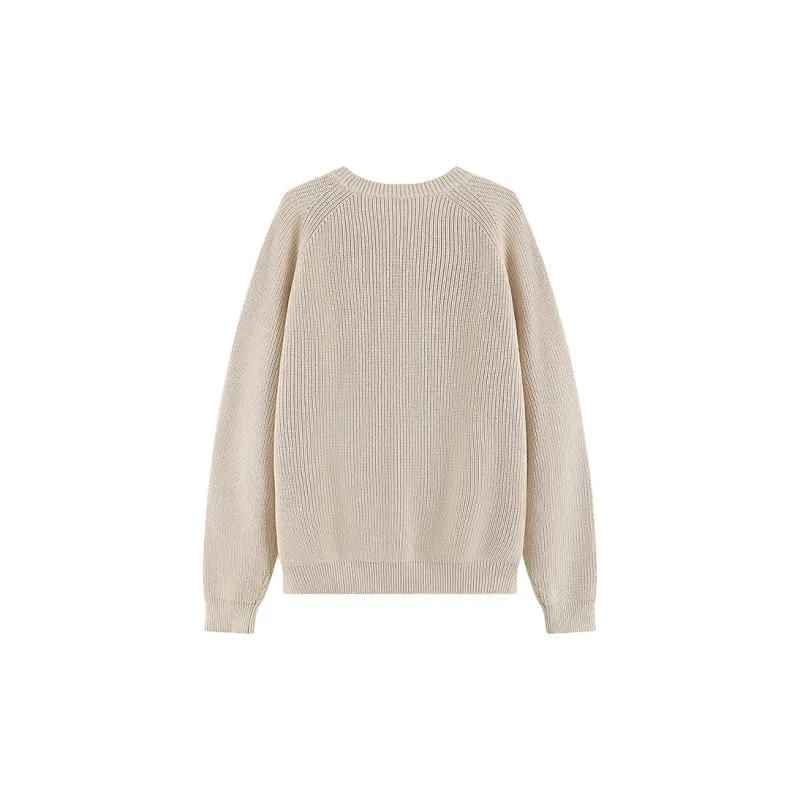 Crying Center Sweaters Unisex Beige Camel-1