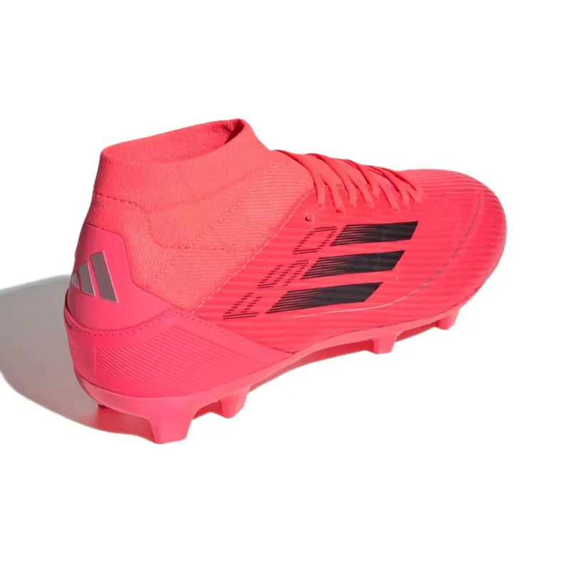 Adidas F50 League Firm/Multi Ground Turbo Aurora Black Platinum Metallic Women's-3