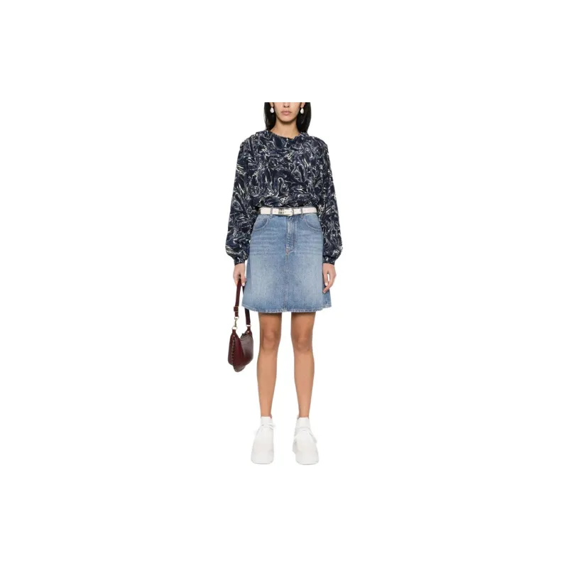 Chloé Denim Mini Skirt-1