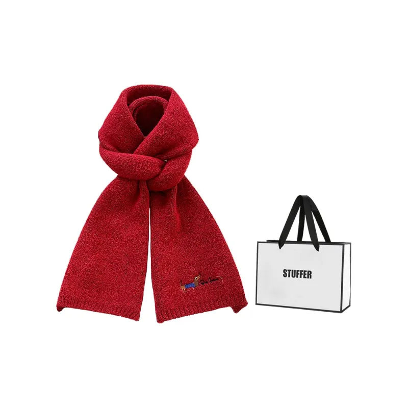 STUFFER Contains Wool Knit Scarves Unisex-14