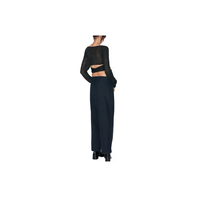 ZARA Cropped Coats Women's Black-3