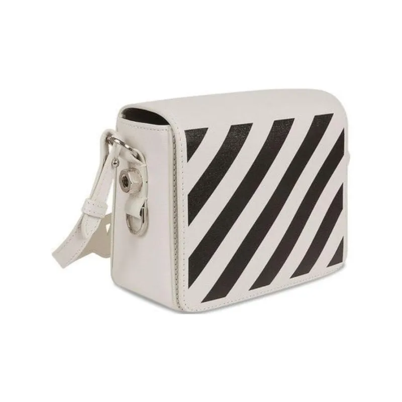 OFF-WHITE PU Shoulder Bag Crossbody Bag Handbag Mini Women's White-3