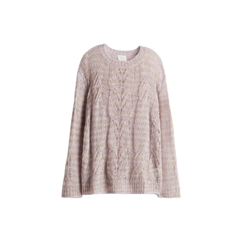 H&M Knitwear Women's Light Pink/Stripes