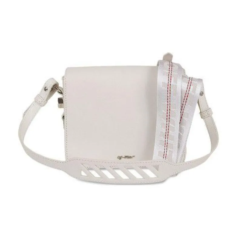 OFF-WHITE PU Shoulder Bag Crossbody Bag Handbag Mini Women's White-2
