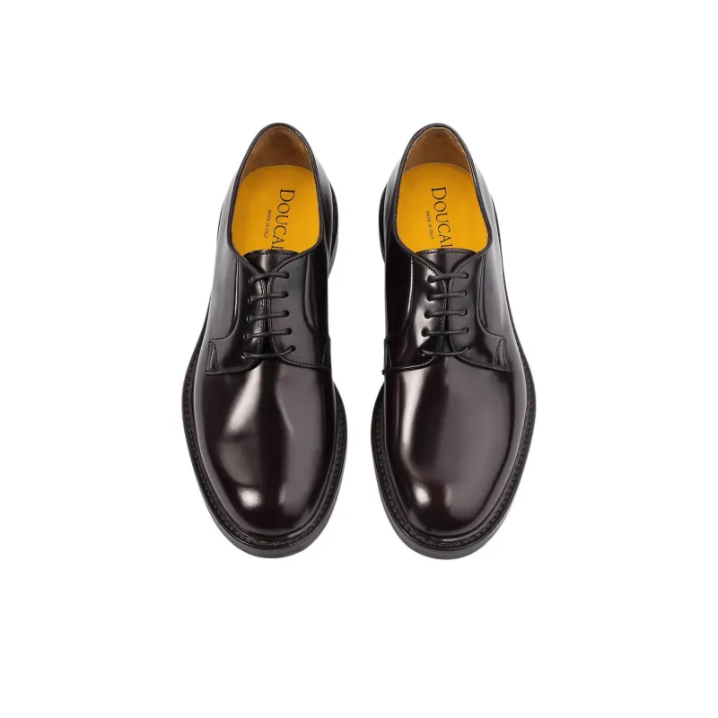 DOUCAL'S Leather Derby Shoes-3
