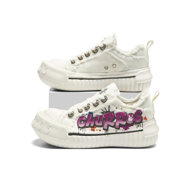 CHURROS Low Top Skateboard Shoes Unisex-9