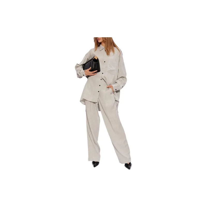 Jacquemus Poche Shirt 'Light Grey'-1