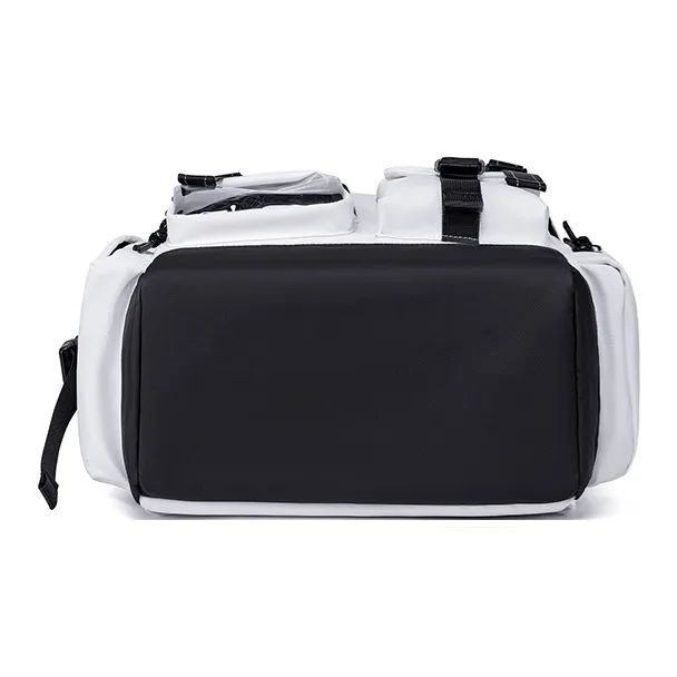 WINNER Polyester Backpack Large Size Unisex White/Black-5