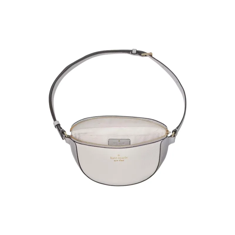 Kate Spade Litchi Grain Leather Fanny Pack Regular Women's Gray-3