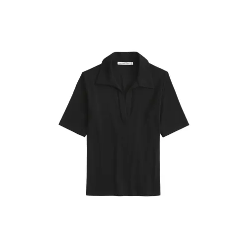 Abercrombie＆Fitch Polo Shirts Women's Black