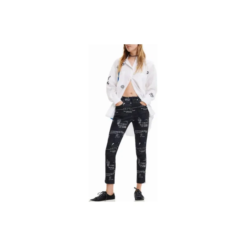 Desigual Jeans Women's Black-2