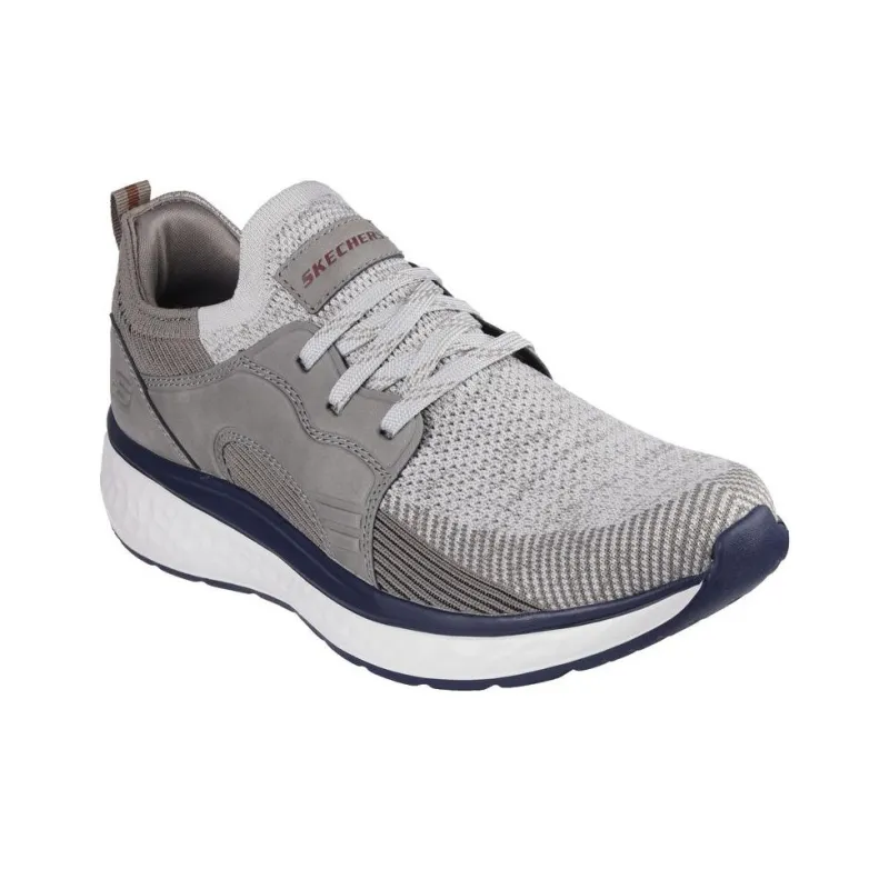 Skechers Relaxed Fit Anti Slip Wear Resistant Low Top Casual Shoes Men's Gray-2