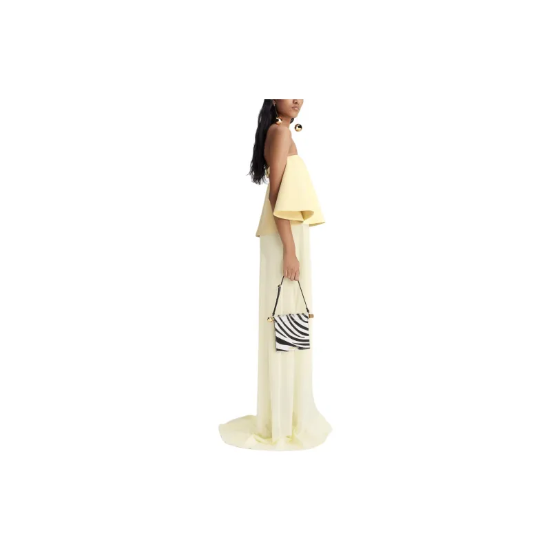 Jacquemus La Robe Vela Flounce Maxi Dress-3