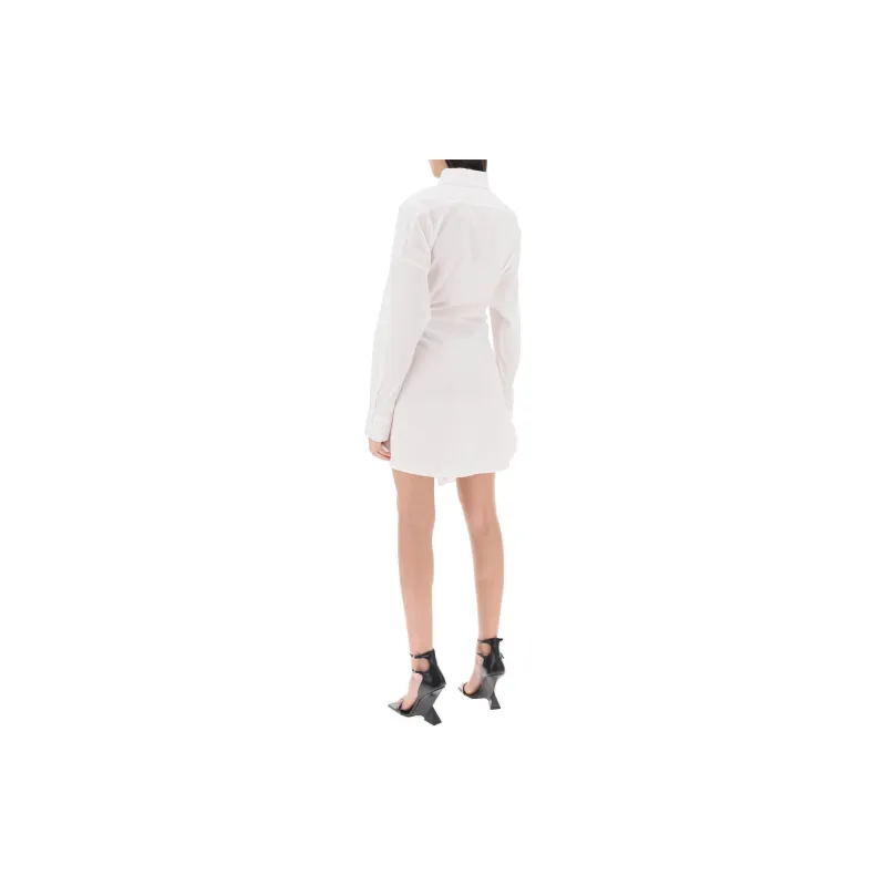 DIESEL Long Sleeved Dress Women's White-2