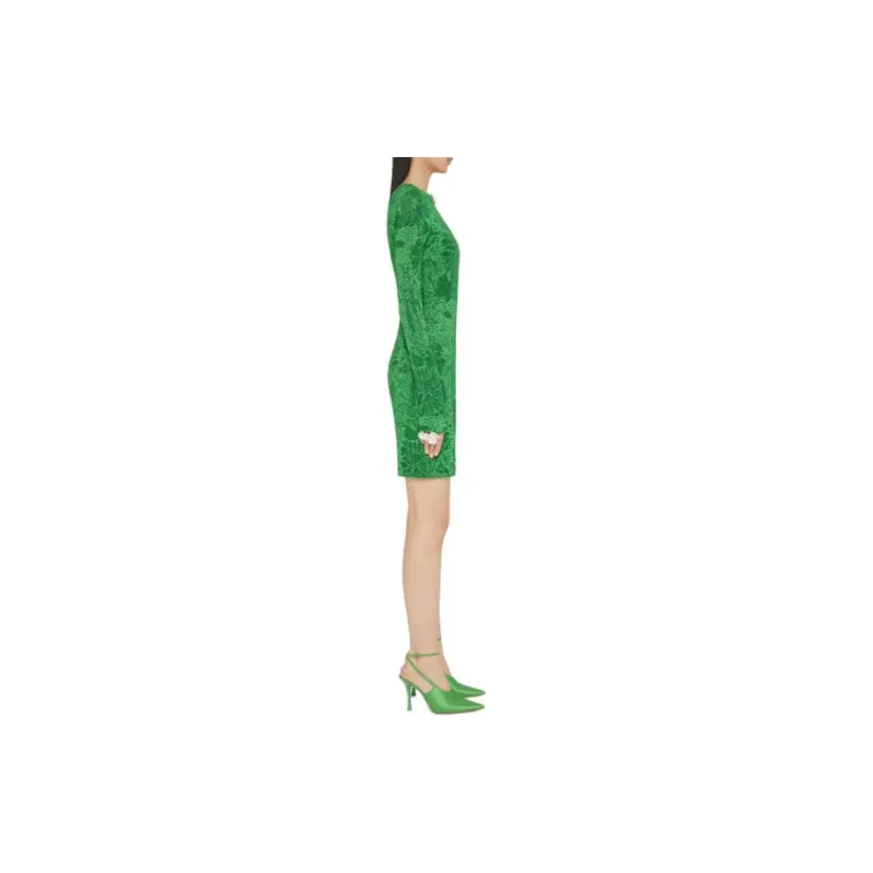 Givenchy Lurex Floral Jacquard Dress-1