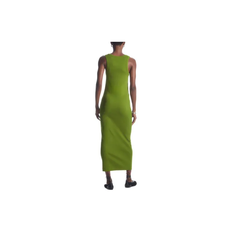 COS Sleeveless Dress Women's Olive Green-2