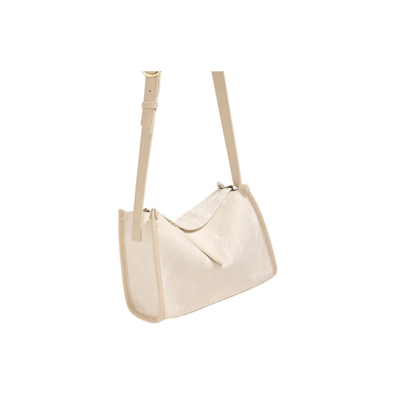 NOMK PU Shoulder Bag, Crossbody Bag Women's Coffee/Green/Pink/Ecru-9