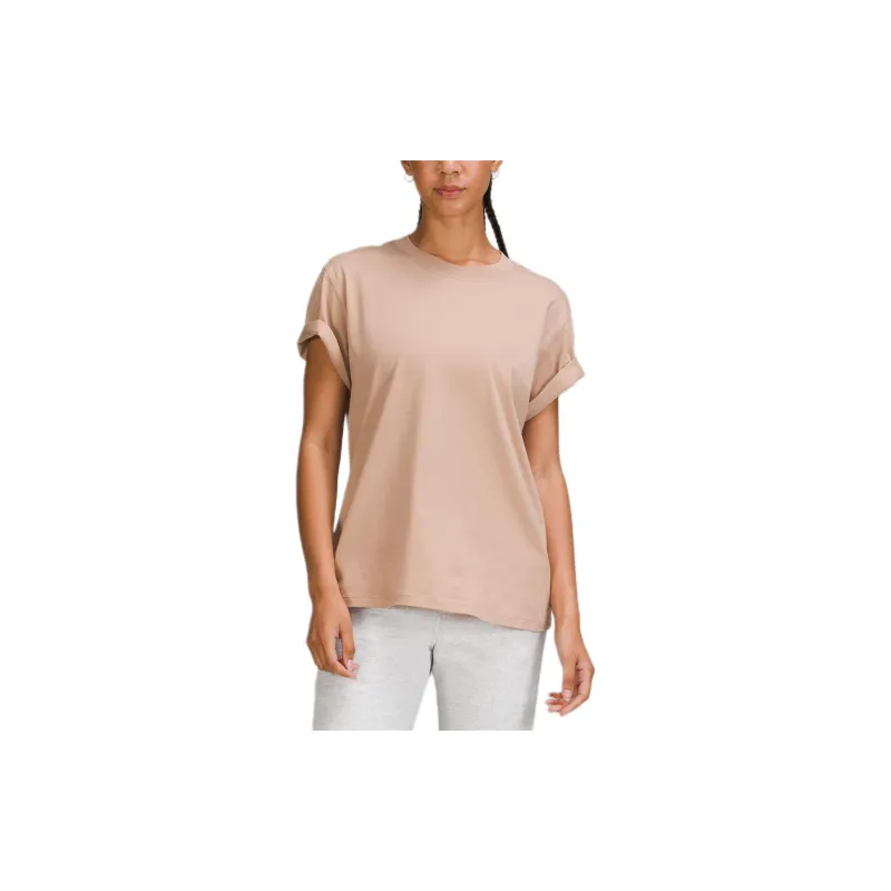 Lululemon All Yours T-Shirt Women's Pink Clay-0