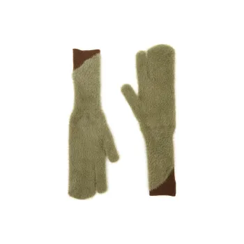 MM6 Maison Margiela Polyamide Gloves Women's Green